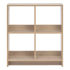 29.8 in. H x 27 in. W x 10 in. D Ash Brown Heavy-Duty Decorative 4 Cube Organizer