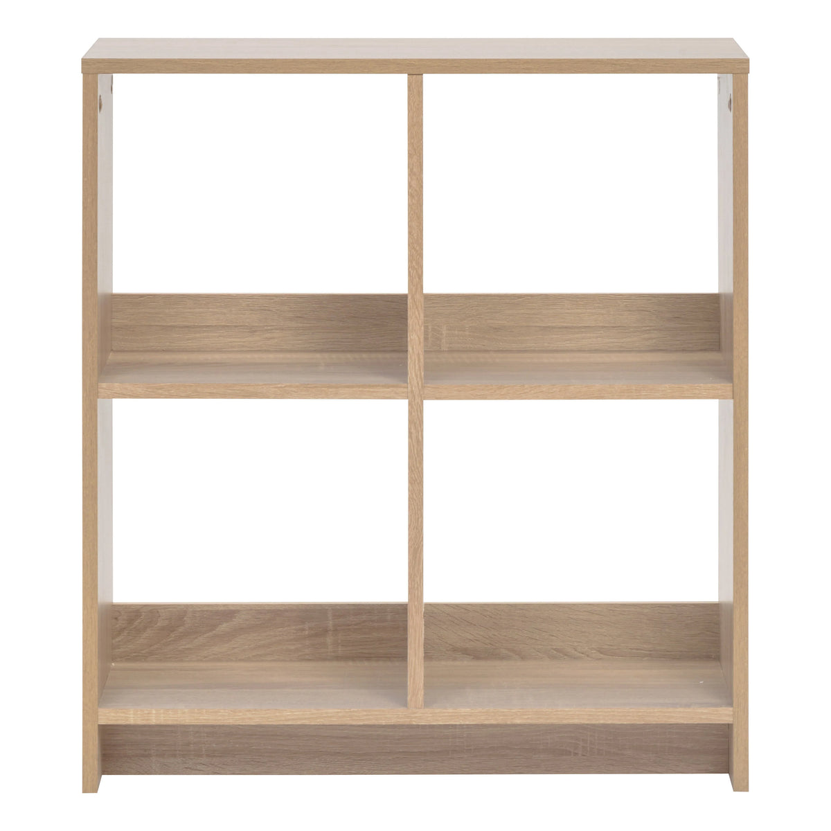 29.8 in. H x 27 in. W x 10 in. D Ash Brown Heavy-Duty Decorative 4 Cube Organizer