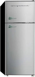 Frigidaire 2 Door Apartment Size Refrigerator Freezer Combo 7.5 cu ft Platinum Series Stainless