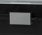 Plastic Office Storage Portable Letter File-Box with Organizer-Lid, Black