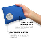 Canvas Cornhole Bean Bag, 8-pk | Red Blue