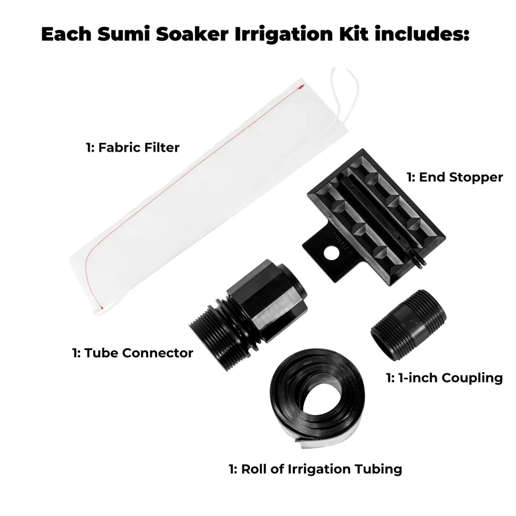 Sumi Soaker R-Wide Kit — Overhead Irrigation System | 25-foot Kit