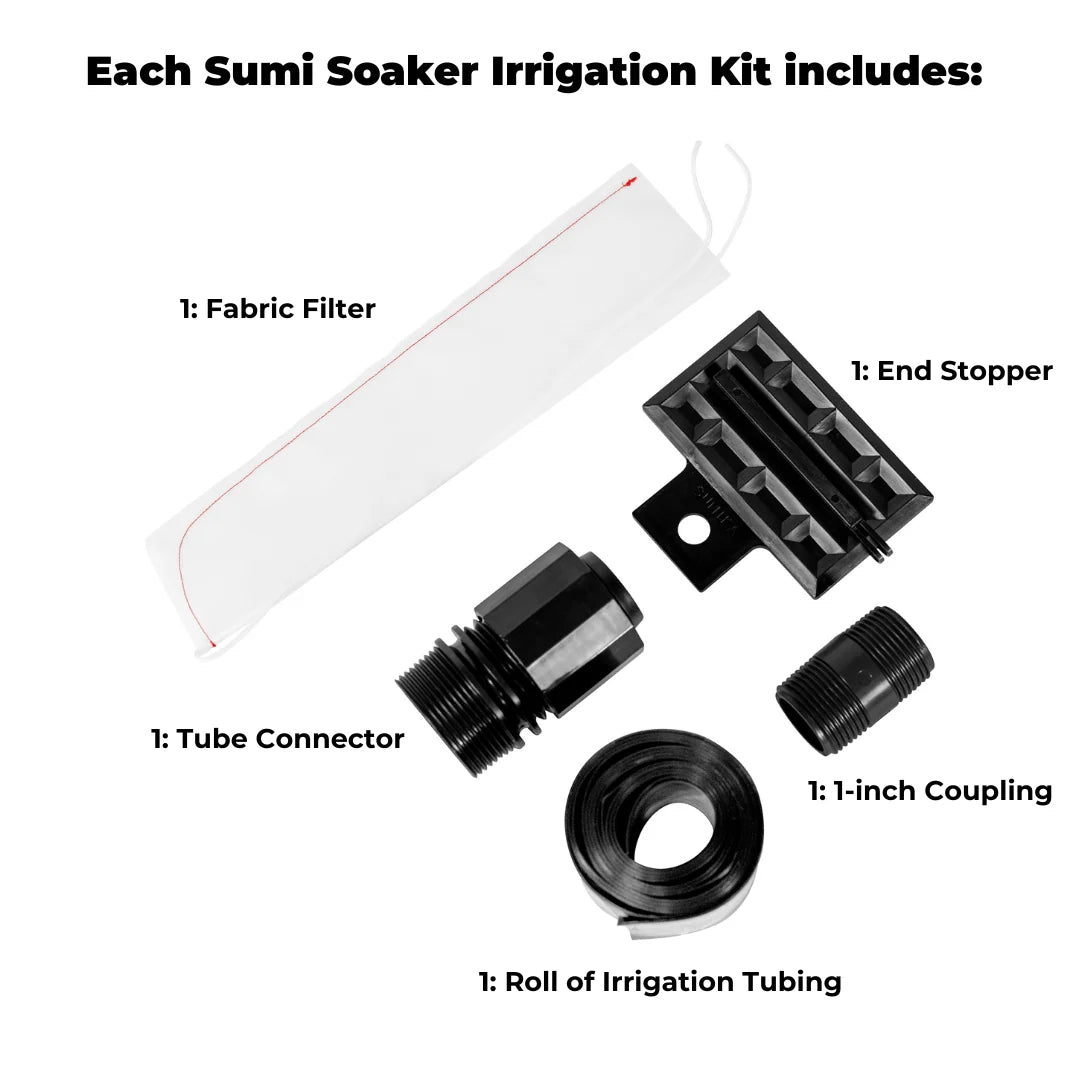 Sumi Soaker R-Wide Kit — Overhead Irrigation System | 25-foot Kit