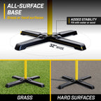 8' x 6' All-Weather Football Field Goal Post