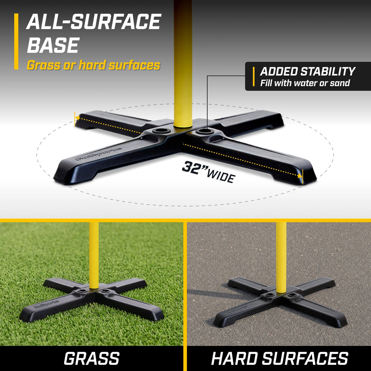 8' x 6' All-Weather Football Field Goal Post