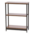 Wood and Metal Shelf - 3 Tier - Narrow