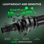 KastKing Zephyr Dual-Tip Casting Rod | Green | Casting / 6'6" / Fast-Medium / Medium Heavy ( 2 Pcs+ Dual Tip)