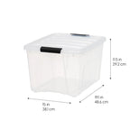 Stack & Pull Storage Box - 40 QT 6 Pack
