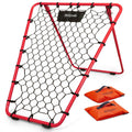 Basketball Rebounder with Adjustable Frame