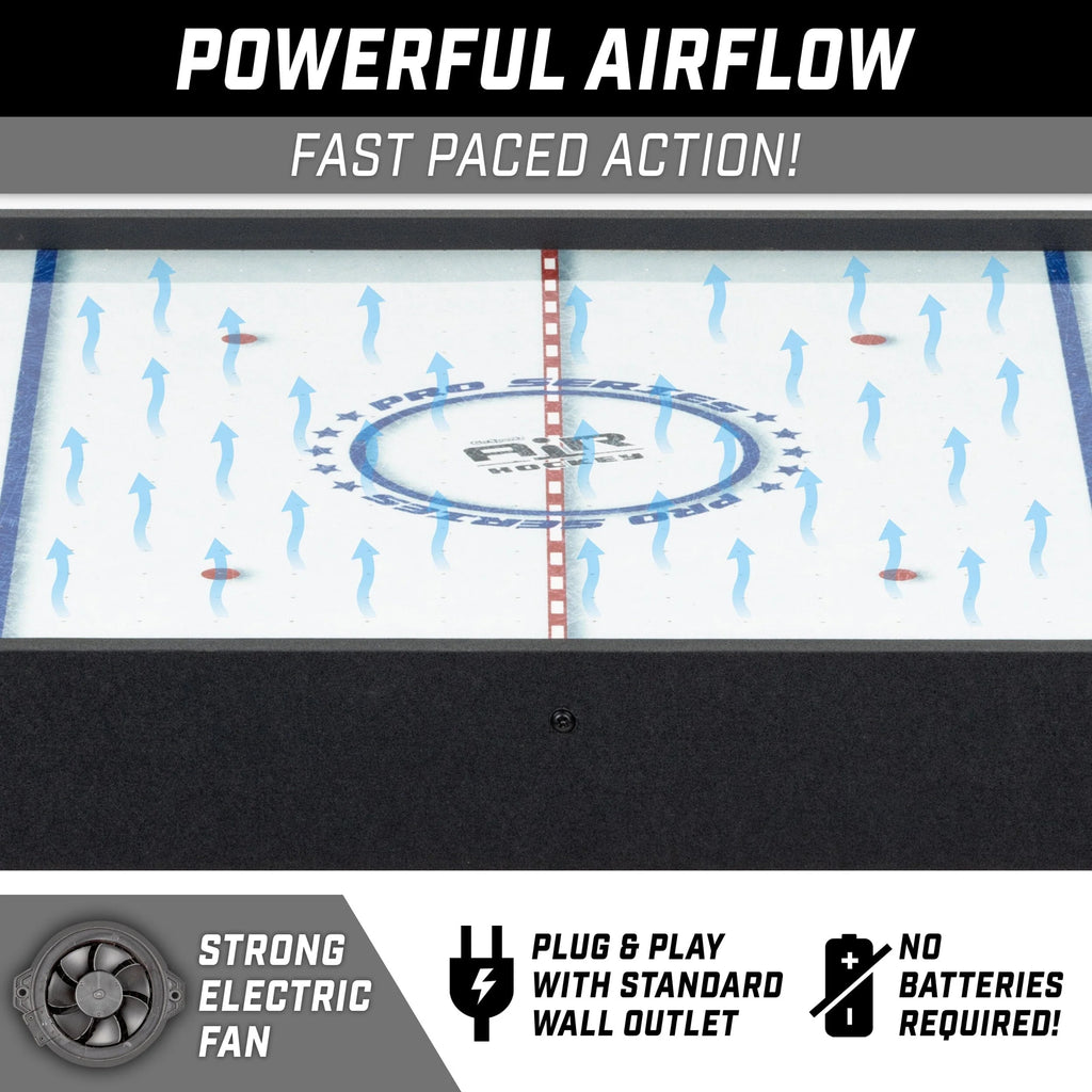 40" Tabletop Air Hockey Table | Black