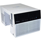 Soleus Air 8,000 BTU Hybrid Saddle Window Air Conditioner with WiFi, White