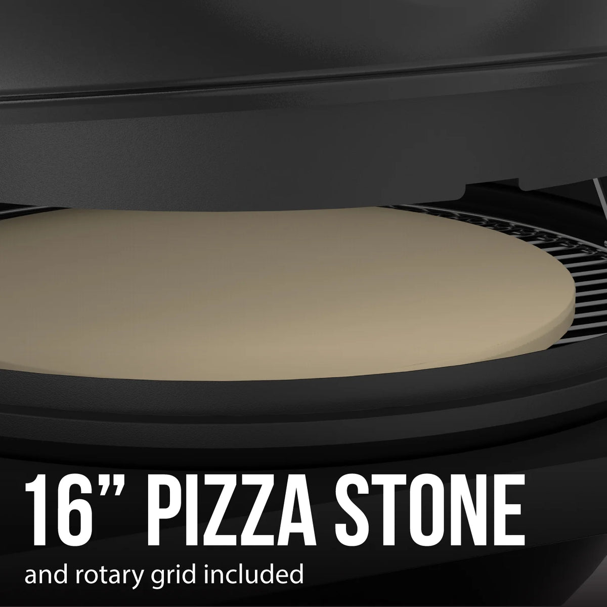 Expert Grill Kettle Cart with Pizza Accessories and Warming Rack