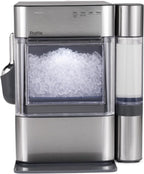 GE Profile Opal 2.0 Ultra Nugget Ice Maker with Side Tank and Scale Inhibiting Filter, Scoop Included, 38 lbs in 24 Hours, Pellet Ice Machine with WiFi & Smart Connected, Stainless Steel