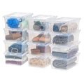 Clear Storage Box - 6.7 QT 12PC