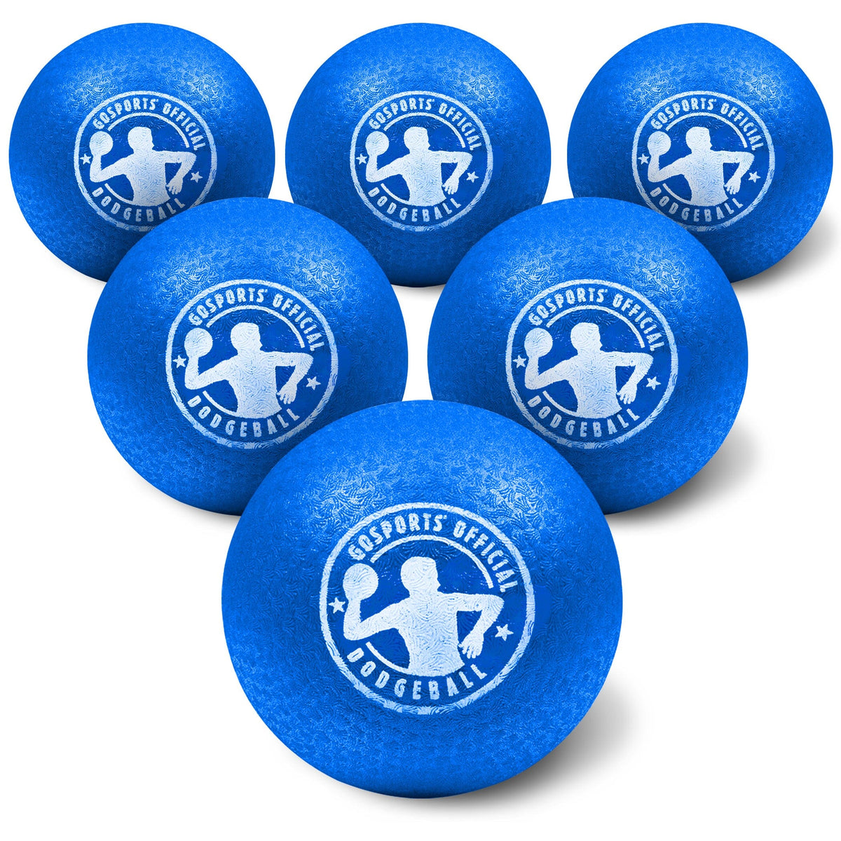 7" No-Sting Air Touch Dodgeballs, 6-pk | Blue