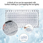 48LBS/24H Stainless Steel Countertop Ice Maker Machine with Self-Clean Function LCD Display Ice Scoop Basket