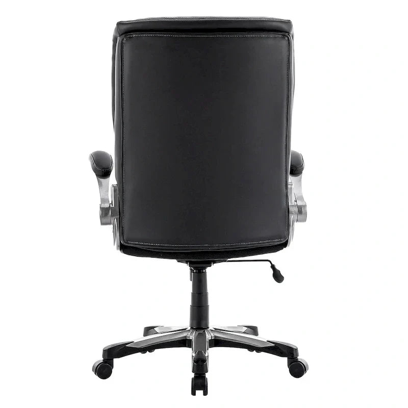 Ergonomic Office Chair with High Back Flip Up Armrests and Rolling Base
