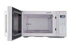 Hamilton Beach 1.1 Cu. Ft. Countertop Microwave Oven, 1000 Watts, White Stainless Steel