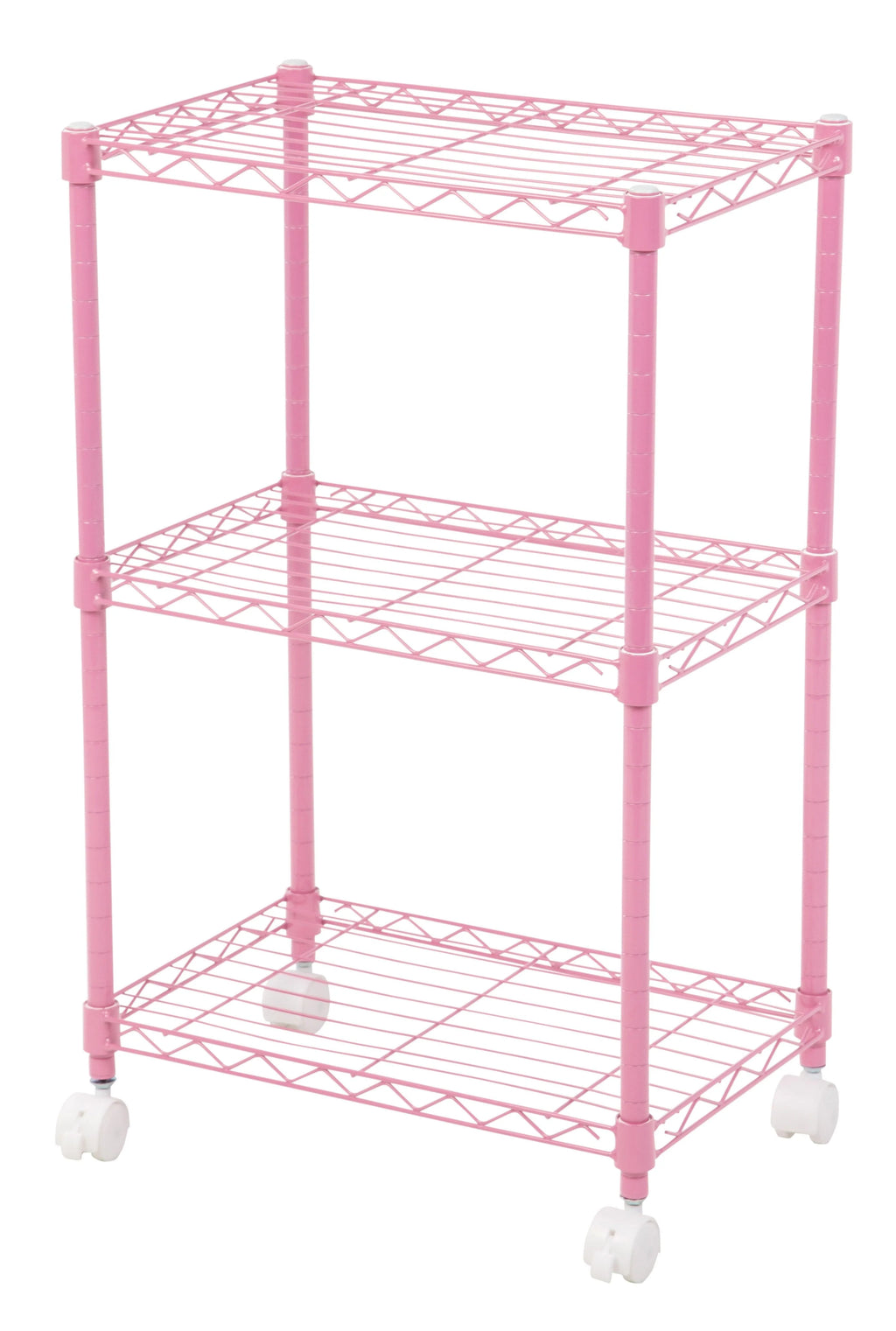 3-Tier Wire Shelf with Casters