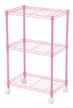 3-Tier Wire Shelf with Casters