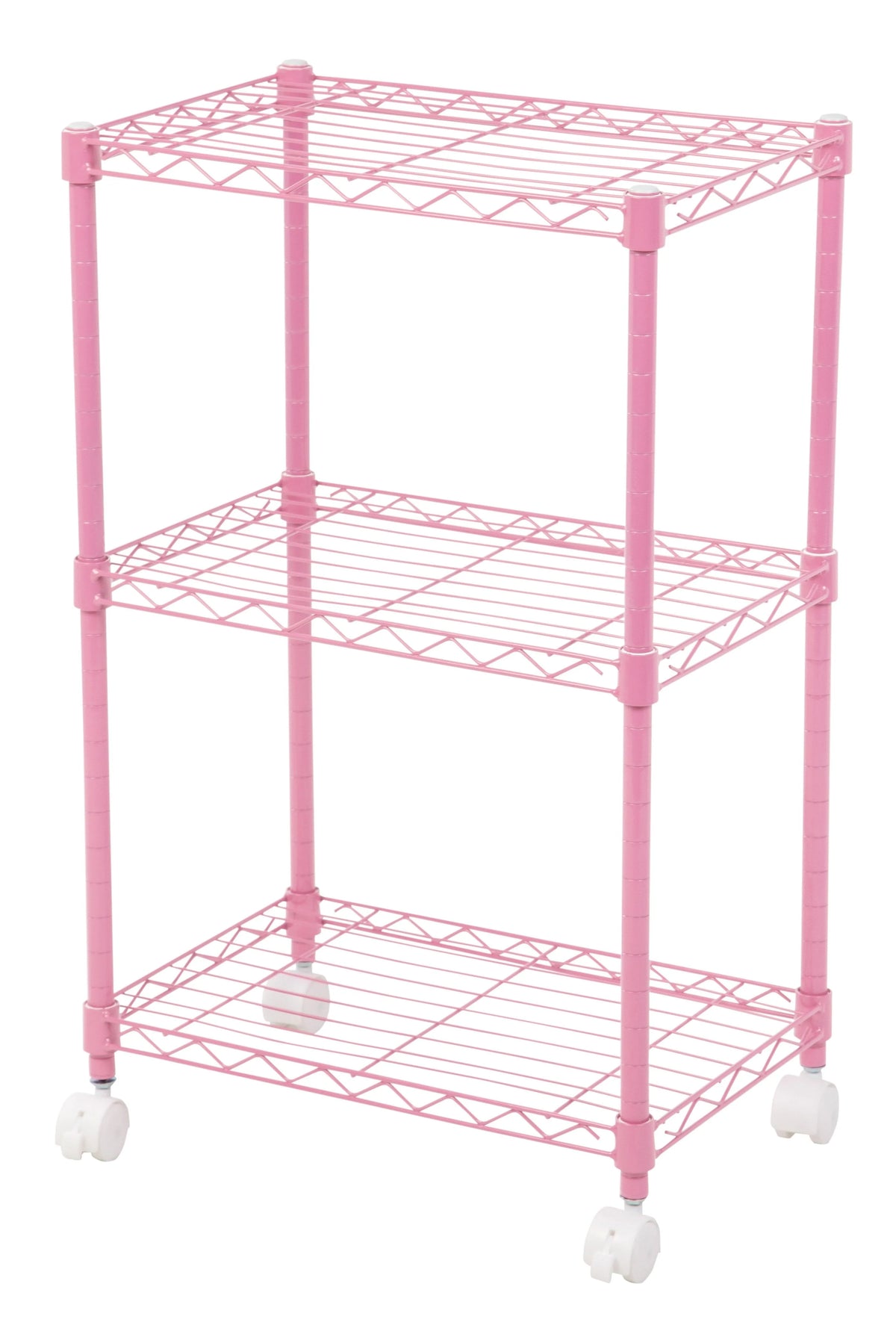 3-Tier Wire Shelf with Casters