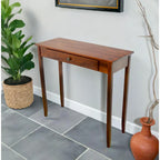 Porch & Den Holly Hill Solid Acacia Console Table with 1 Drawer