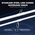 KastKing Centron Lite Twin-Tip Casting Rods | Casting / 6'0" / Moderate Fast-Medium (2 Pcs+ Extra Tip)