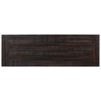 Wood Console Table with 3 Storage Drawers and 2 Shelves