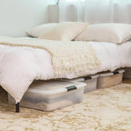 Under Bed Storage Box with Easy Slide Low-friction Disks 3 Pack - 8.3 gal. (33 qt.)