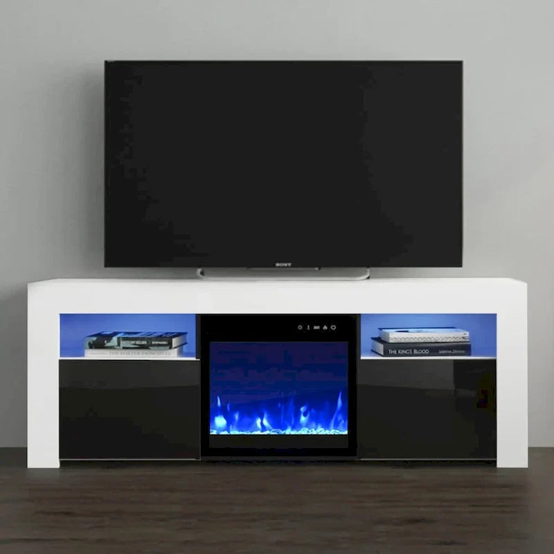 Copper Grove Qorasuv 58-Inch Electric Fireplace TV Stand