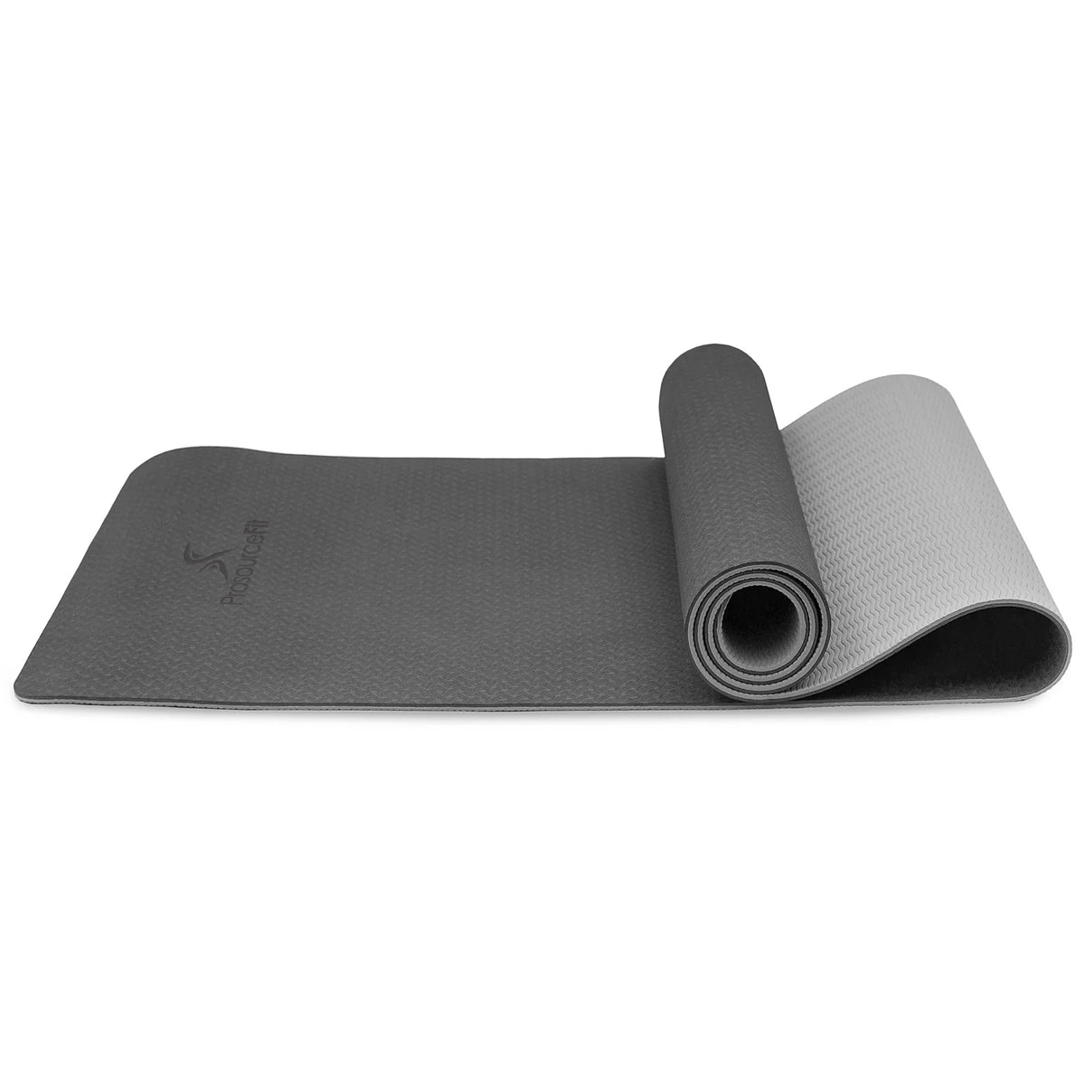 Natura TPE Yoga Mat 1/4-in | Black-Gray