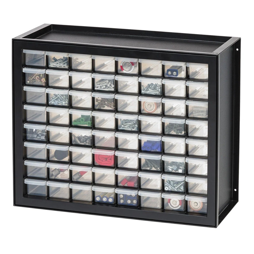 Drawer Parts Cabinet - 64 Drawer | Black