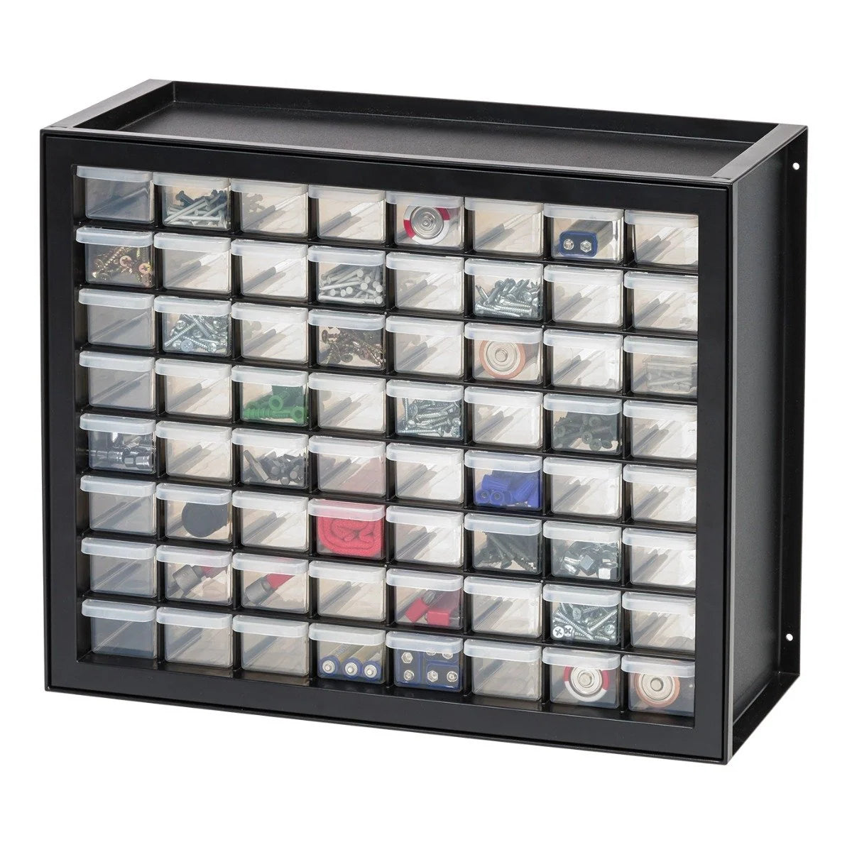 Drawer Parts Cabinet - 64 Drawer | Black