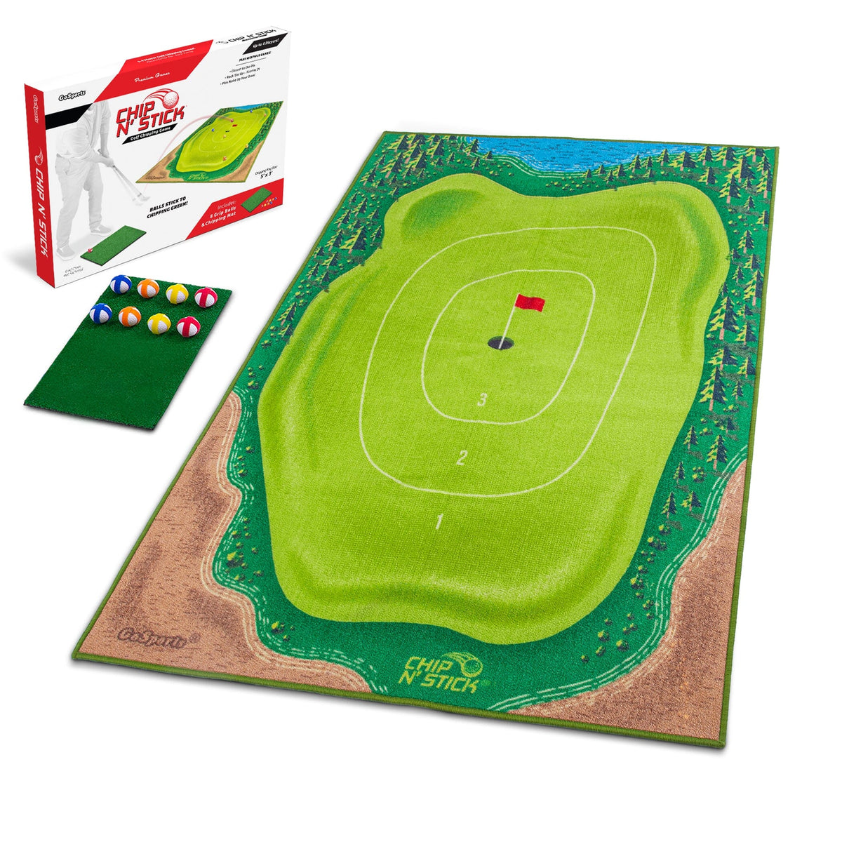 Chip N' Stick Golf Game – Mid-Size (5' x 3')
