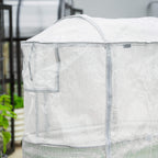 Greenhouse Frost Cover for Self-Watering Elevated Rolling Bed | 2.0'W x 4.0'L / Cover Only