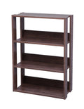 Open Wood Rack Shelf - Large | Dark Brown