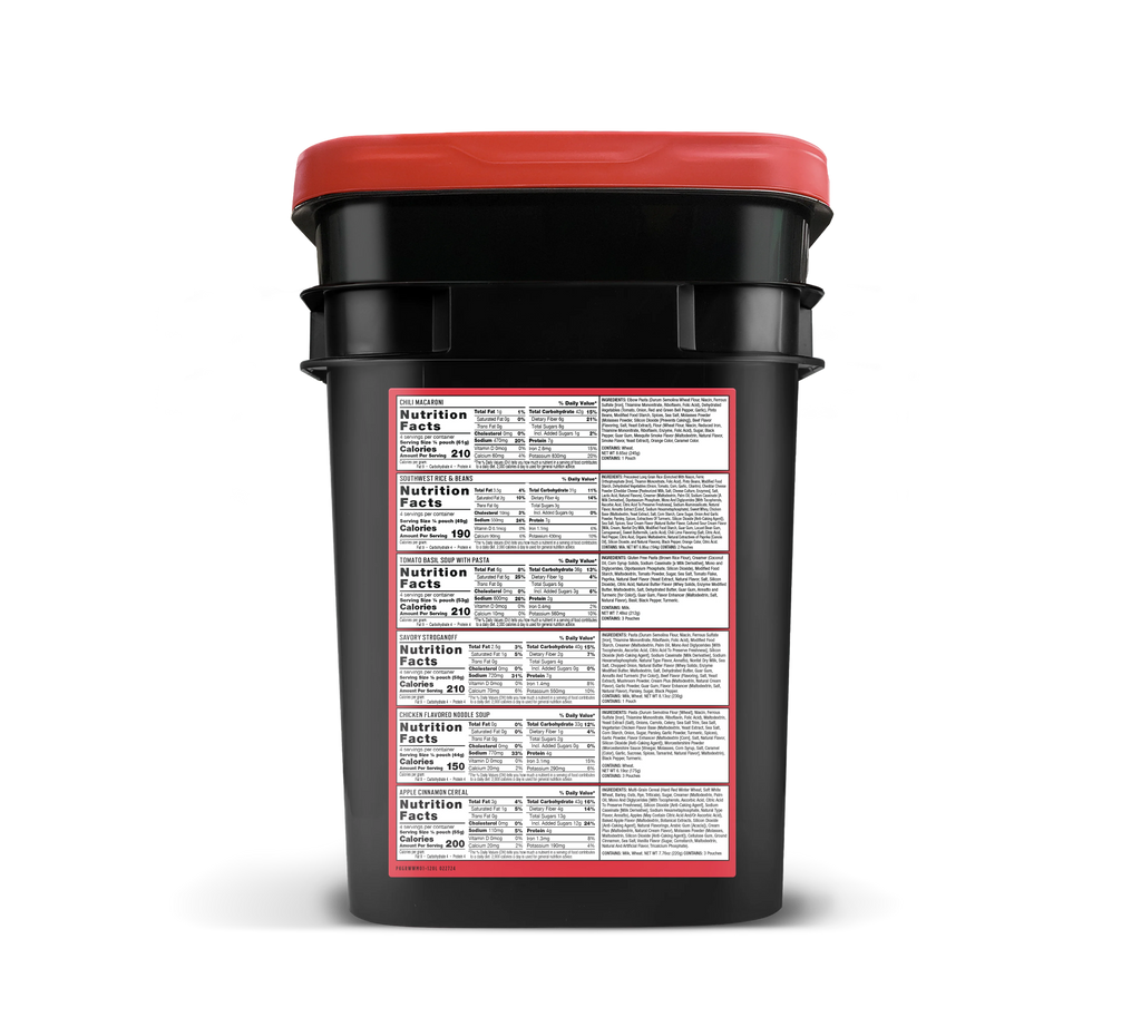 ReadyWise Emergency Food Supply, 120 Serving Entree and Beverage