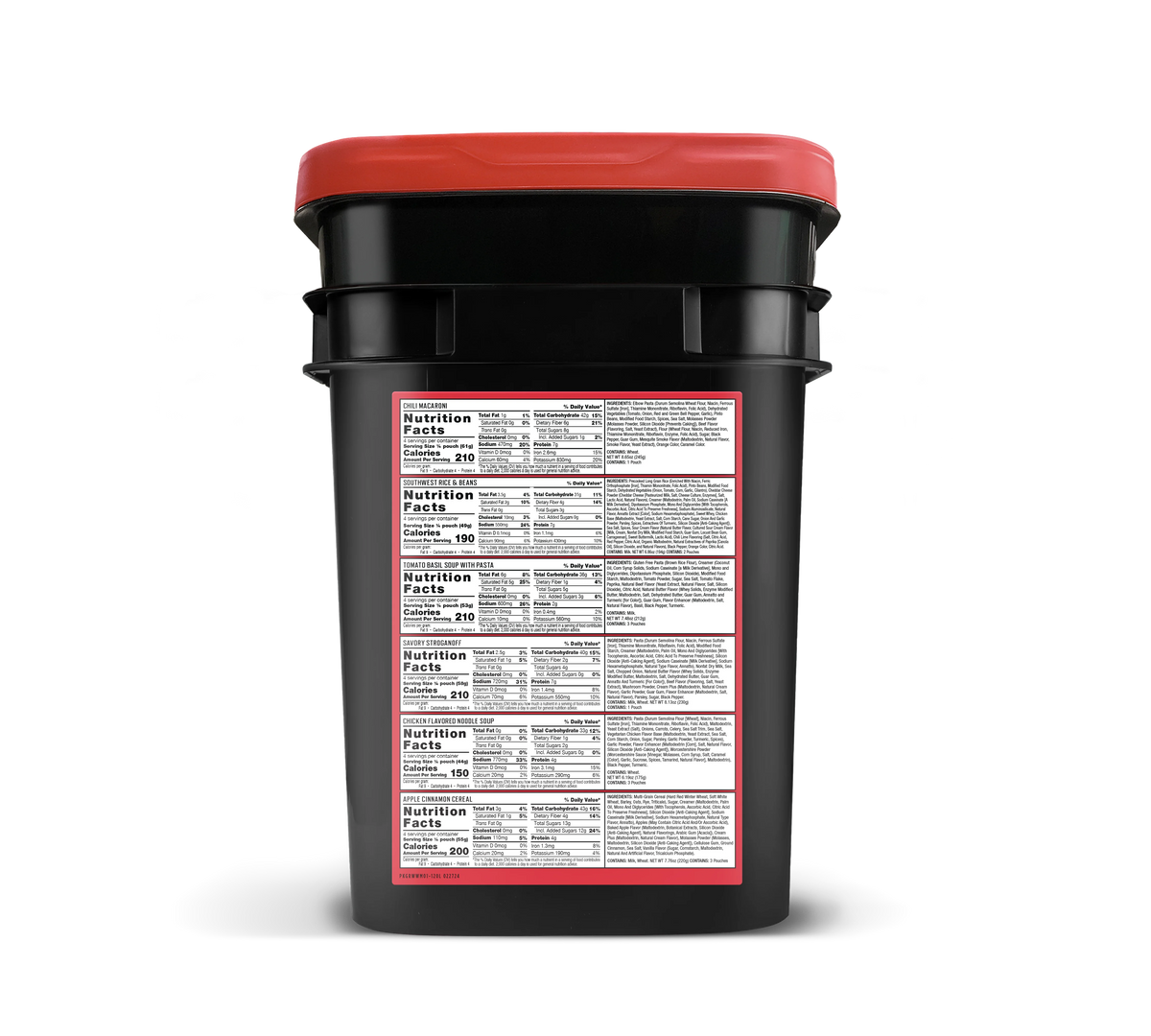 ReadyWise Emergency Food Supply, 120 Serving Entree and Beverage