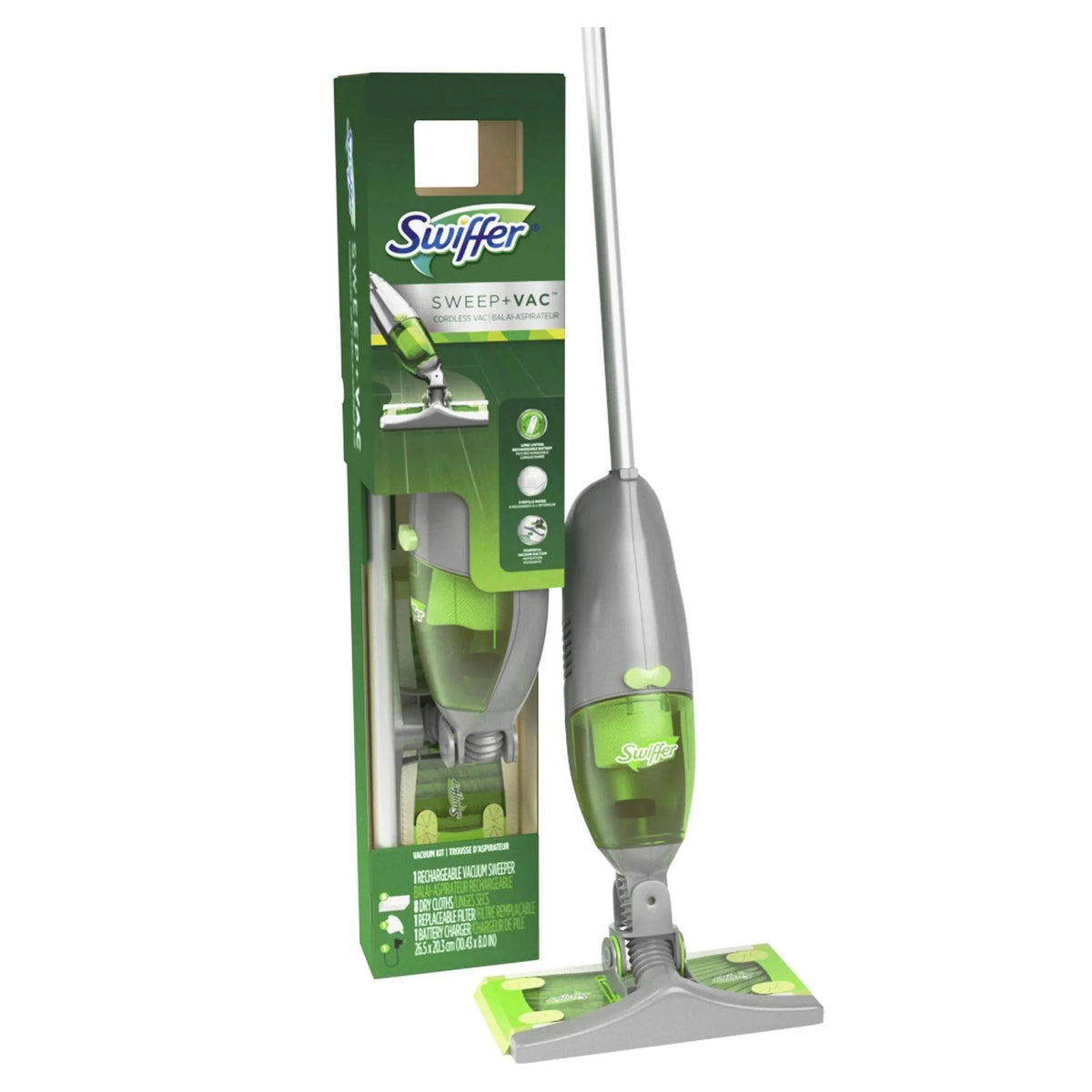 Cordless Sweep and Vacuum Floor Cleaning Kit