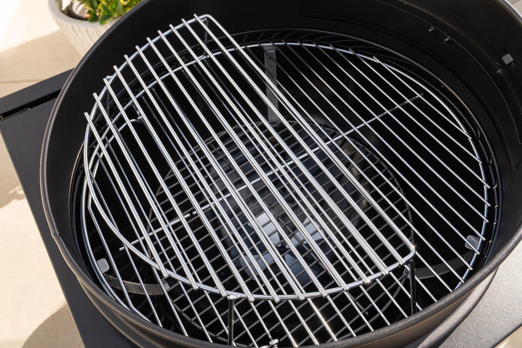 Expert Grill Kettle Cart with Pizza Accessories and Warming Rack